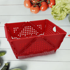 Storage Basket Box with Holes Ventilated Design (23×20 Cm / 1 Pc)