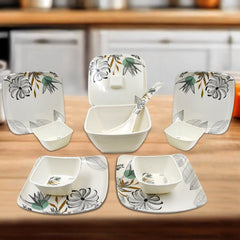 Divine lunch Tableware, Dinner Set (11 Pcs Set)