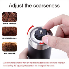 Portable Stainless Steel Manual Coffee Grinder (1 Pc)