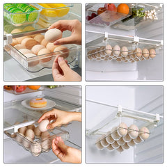 Egg Holder For Refrigerator Set Hanging Fridge Organizer Drawer (1 Pc)