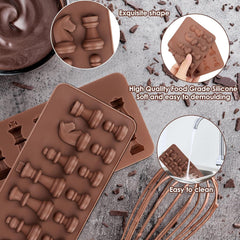 Silicone Chocolate Mould Chess Shape (1 Pc)