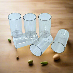 Ganesh Classic Plastic Glass Set of-6 (Each Glass 350ml)