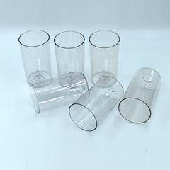 Ganesh Classic Plastic Glass Set of-6 (Each Glass 350ml)