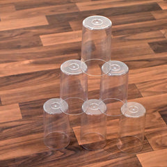 Ganesh Classic Plastic Glass Set of-6 (Each Glass 350ml)