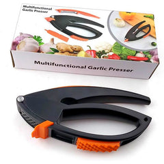 Multifunctional Garlic Press, Garlic Mincing & Crushing Tool (1 Pc)