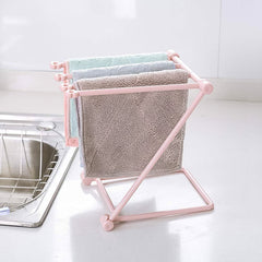 Folding Kitchen Bathroom Towel Rack, Towel Stand (1 Pc)