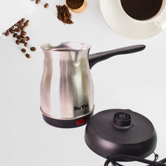 Coffee Pot, Coffee Maker, 800ml Even Heating Tea Maker Kettle (1 Pc)