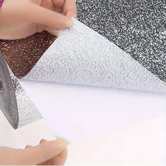 Self-Adhesive Wallpaper Aluminum Foil Wall Paper (60×200 Cm / Mix Design)