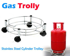 118 Stainless Steel Gas Cylinder Trolley