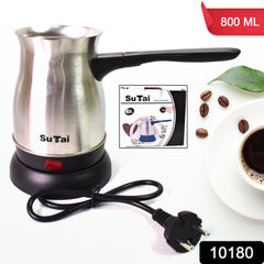 Coffee Pot, Coffee Maker, 800ml Even Heating Tea Maker Kettle (1 Pc)