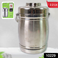 Stainless Steel Lunch Box, Insulated Lunch Box Double Vacuum‑Layer (2.2 Ltr.)