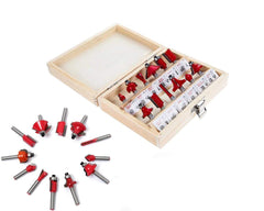 12 / 15pcs Milling Cutter Router Bit Set