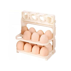 Plastic Foldable Egg Tray | 24 Grid Egg Storage Box (1 Pc)