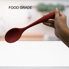 5442 Heat Resistant Silicone Basting Spoon Non-stick Spoon Hygienic Solid Coating Cookware Kitchen Tools