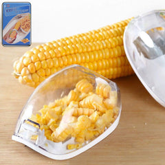 Magic Plastic With Steel Blades Corn Remover Kernel Stripper (1 Pc)