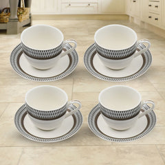 Ceramic Tea / cups and Saucer / Rakabi Set of 12 Pcs