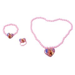 Jewellery For Little Girls Princess Necklace Bracelet Set (3 Pcs Set)