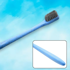 12579 Wheat Straw Toothbrush Women Men Soft-bristle Toothbrush Oral Care Tooth Brush Manual Toothbrush For Deep Cleaning Dental Care (1 Pc)