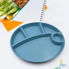 5577 Plastic Food Plates  Biodegradable 5 Compartment Plate With Spoon For Food Snacks  Nuts  Desserts Plates For Kidsreusable Plates For Outdoor Camping Bpa-free(1 Pc)