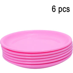 2185 Round Shaped Mini Soup Platesdishes - 6 Pcs