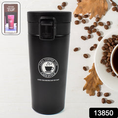 Coffee Travel Mug Insulated Coffee Cup with Leakproof Lid (380ml Approx / 1 Pc)