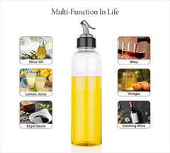 2346 Oil Dispenser Transparent Plastic Oil Bottle   1 Liter