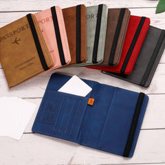 Passport Holder Cover Pu Leather Travel Wallet Case (1 Pc  1511 Cm)