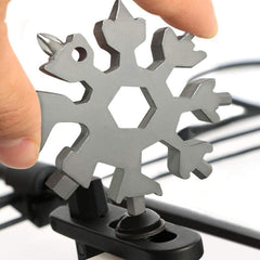 1787 Snowflake Multi-tool Stainless Steel Snowflake Bottle Opener