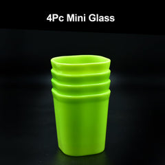 2426 Plastic Drinking Glass Set For Drinking Milk Water Juice (Pack Of 4)