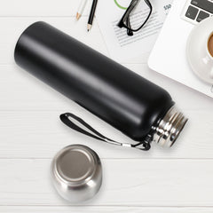 Stainless Steel Water Bottle Fridge Water Bottle Stainless Steel Water Bottle Leak Proof Rust Proof Cold  Hot Thermos Steel Bottle Leak Proof  Office Bottle  Gym  Home  Kitchen  Hiking  Trekking  Travel Bottle (1000ml800mlapprox 600ml)