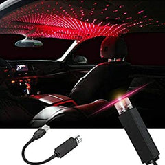 7396b Usb Star Projector Night Light Adjustable Romantic Interior Car Lights For Bedroom Car Ceiling And Party Decoration