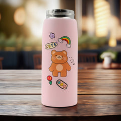 Smart Vacuum Insulated Water Bottle With Led Temperature Display (450 Ml Approx)