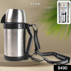 Portable Stainless Steel Coffee Tea Vacuum Flask Bottle (1200ml  1.2l  1 Pc)portable Stainless Steel Coffee Tea Vacuum Flask Bottle (1200ml  1.2l  1 Pc)