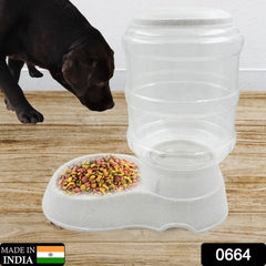 Pet Feeder Food Dispenser - Replenish Pet Food For Dog Cat Animal Automatic Gravity Dry Food Storage Bottle