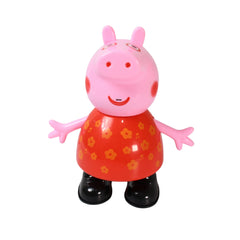 17926 Pig Children Play Toy Pretend Play Toy Fun Gift For Kids Movable Hands Legs Pig Pretend Play Toy Set For Kids Children With Soft Rubber Material (1 Pc  Battery Not Included)