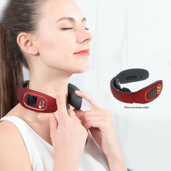 3 Heads Smart Electric Neck And Back Pulse Massager (1 Pc)