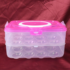 2263 Double Layer 24 Grid Egg Storage Box For Egg Storage Container