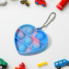 Pop Fidget Toys For Kids Mini Pop Keychain (1 Pc  Mix Color  Design)