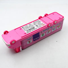 4568  Double Decker Magic Ice Cream Truck Compass Multi Level Metal Truck Compass Pencil Case With Movable Wheels  Sharpener