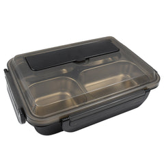 10034 4 Compartment Insulated Lunch Box Stainless Steel Tiffin Box For Boys Girls School  Office Men For Microwave  Dishwasher  Freezer Safe Adult Children Food Container (1 Pc)