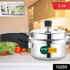 Aluminium Unique Goldex Pressure Cookers With Outer Lid (2 Litres / 5-Year warranty)