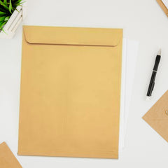 8784 Kraft Envelopes 16 X 14 Inch Brown Envelopes Envelopes Card Envelopes Kraft Paper Envelopes Invitation Envelopes Postcard Envelopes Quick Self Seal Stationery For General Office (1 Pc )