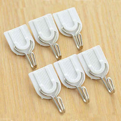 1627 Adhesive Sticker Abs Plastic Hook Towel Hanger For Kitchenbathroom