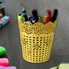 Pen Holder Office Desk Metal Mesh Pen Stand (1 Pc)