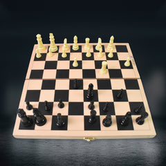 Folding Wooden Chess Board Set (30  30 Cm  1 Set)