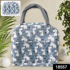 Lunch Bag for Women Men Insulated Lunch Bag With Zipper (1 Pc / Mix Color)