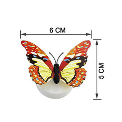 6278 The Butterfly 3d Night Lamp Comes With 3d Illusion Design Suitable For Drawing Room Lobby.