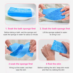 6234 Ultra Soft Exfoliating Sponge  Dead Skin Remover Sponge For Body  Face Scrubber For Women And Men