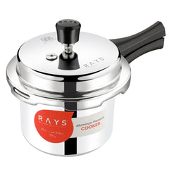 Aluminium Rays Aura Pressure Cookers With Outer Lid (1.5 Litres)