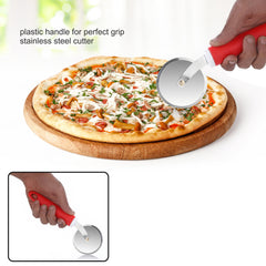 8707 Ganesh Ganesh Pizza  Pastry Cutter Wheel Pizza Cutter  (Stainless Steel)